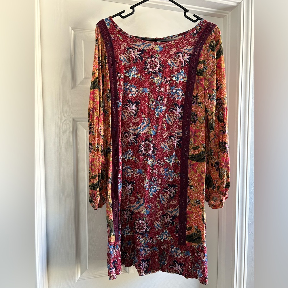 Matilda Jane Vibrant Floral Long Sleeve Dress